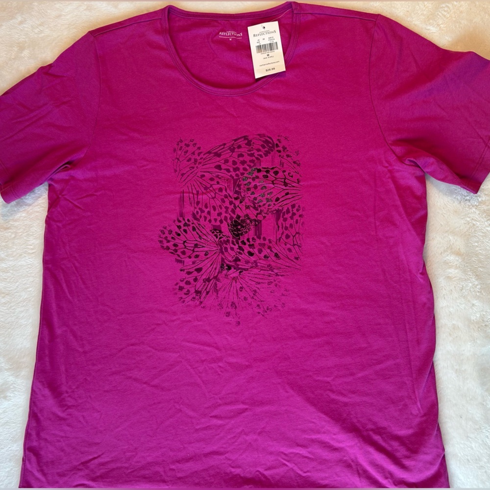 NWT - Northern Reflections Pink Short Sleeve Tee